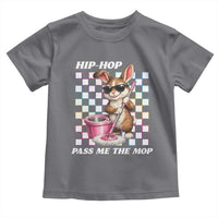 Hip Hop Easter Bunny Cleaning Pun Toddler T Shirt Funny Rabbit with Mop