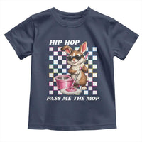 Hip Hop Easter Bunny Cleaning Pun Toddler T Shirt Funny Rabbit with Mop