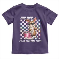 Hip Hop Easter Bunny Cleaning Pun Toddler T Shirt Funny Rabbit with Mop