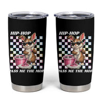 Hip Hop Easter Bunny Cleaning Pun Tumbler Cup Funny Rabbit with Mop