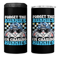 Funny Easter Bunny Forget the Bunnies I’m Chasing Hunnies 4 in 1 Can Cooler Tumbler Cool Rabbit with Sunglasses & Hat Humor