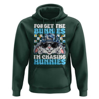 Funny Easter Bunny Forget the Bunnies I’m Chasing Hunnies Hoodie Cool Rabbit with Sunglasses & Hat Humor
