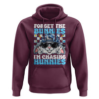 Funny Easter Bunny Forget the Bunnies I’m Chasing Hunnies Hoodie Cool Rabbit with Sunglasses & Hat Humor