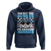 Funny Easter Bunny Forget the Bunnies I’m Chasing Hunnies Hoodie Cool Rabbit with Sunglasses & Hat Humor