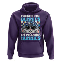 Funny Easter Bunny Forget the Bunnies I’m Chasing Hunnies Hoodie Cool Rabbit with Sunglasses & Hat Humor