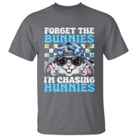 Funny Easter Bunny Forget the Bunnies I’m Chasing Hunnies T Shirt Cool Rabbit with Sunglasses & Hat Humor