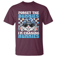 Funny Easter Bunny Forget the Bunnies I’m Chasing Hunnies T Shirt Cool Rabbit with Sunglasses & Hat Humor