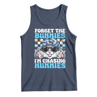 Funny Easter Bunny Forget the Bunnies I’m Chasing Hunnies Tank Top Cool Rabbit with Sunglasses & Hat Humor