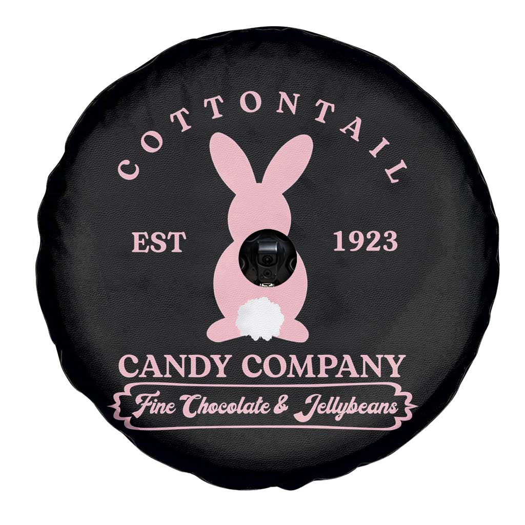Cottontail Candy Company Vintage Easter Bunny Spare Tire Cover Retro Chocolate and Jellybeans Spring Lovers