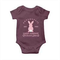 Cottontail Candy Company Vintage Easter Bunny Baby Onesie Retro Chocolate and Jellybeans Spring Lovers