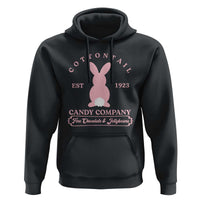 Cottontail Candy Company Vintage Easter Bunny Hoodie Retro Chocolate and Jellybeans Spring Lovers