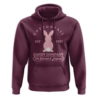 Cottontail Candy Company Vintage Easter Bunny Hoodie Retro Chocolate and Jellybeans Spring Lovers
