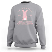 Cottontail Candy Company Vintage Easter Bunny Sweatshirt Retro Chocolate and Jellybeans Spring Lovers