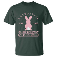 Cottontail Candy Company Vintage Easter Bunny T Shirt Retro Chocolate and Jellybeans Spring Lovers