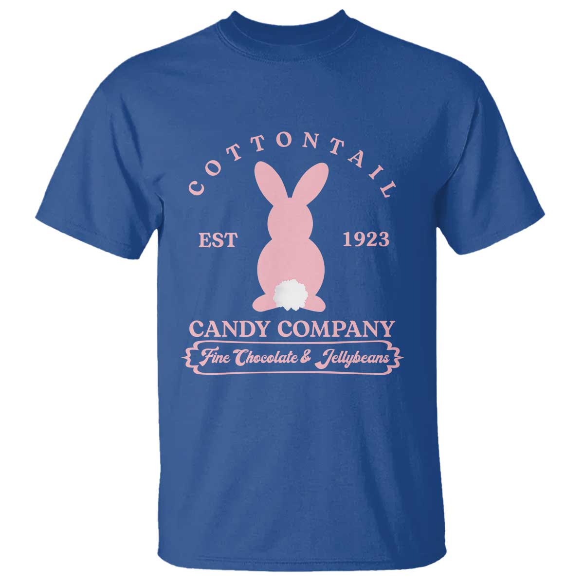 Cottontail Candy Company Vintage Easter Bunny T Shirt Retro Chocolate and Jellybeans Spring Lovers
