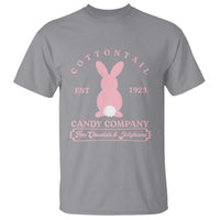 Cottontail Candy Company Vintage Easter Bunny T Shirt Retro Chocolate and Jellybeans Spring Lovers
