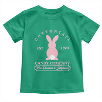 Cottontail Candy Company Vintage Easter Bunny Toddler T Shirt Retro Chocolate and Jellybeans Spring Lovers