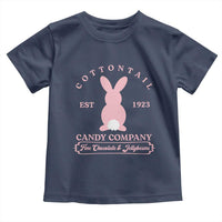 Cottontail Candy Company Vintage Easter Bunny Toddler T Shirt Retro Chocolate and Jellybeans Spring Lovers