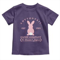 Cottontail Candy Company Vintage Easter Bunny Toddler T Shirt Retro Chocolate and Jellybeans Spring Lovers