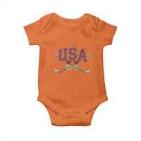 USA Ice Hockey Pride 1980 to 2026 Legacy Baby Onesie Patriotic American Champions