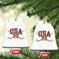 USA Ice Hockey Pride 1980 to 2026 Legacy Ceramic Ornament Patriotic American Champions