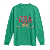 USA Ice Hockey Pride 1980 to 2026 Legacy Long Sleeve Shirt Patriotic American Champions