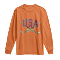 USA Ice Hockey Pride 1980 to 2026 Legacy Long Sleeve Shirt Patriotic American Champions