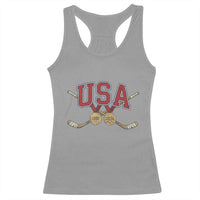 USA Ice Hockey Pride 1980 to 2026 Legacy Racerback Tank Top Patriotic American Champions