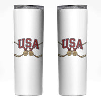 USA Ice Hockey Pride 1980 to 2026 Legacy Skinny Tumbler Patriotic American Champions
