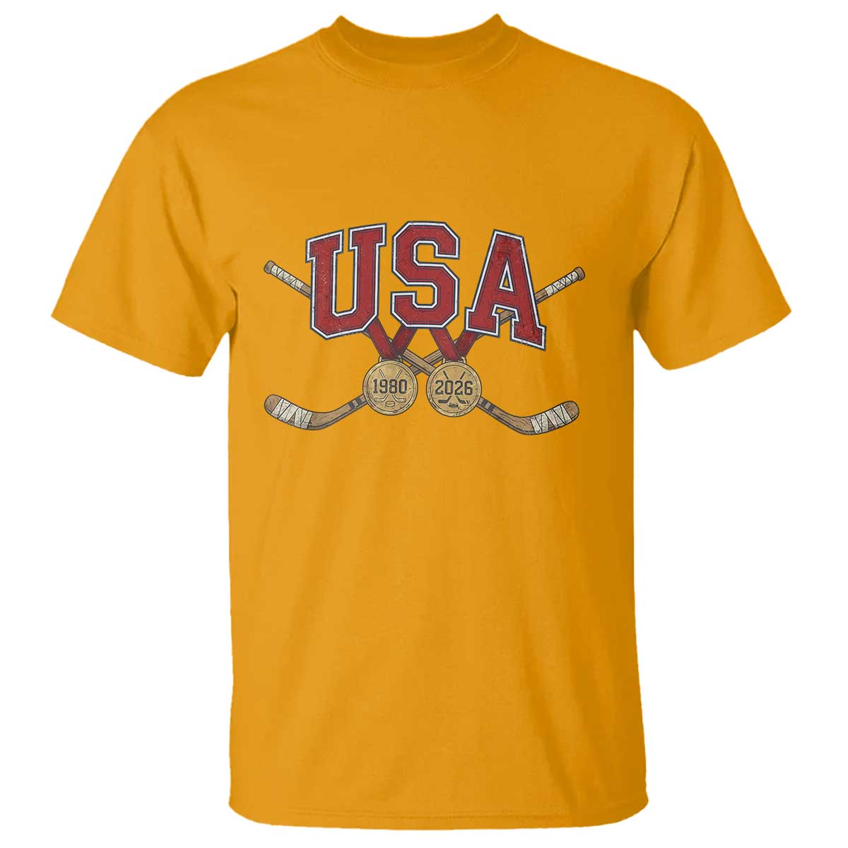 USA Ice Hockey Pride 1980 to 2026 Legacy T Shirt Patriotic American Champions