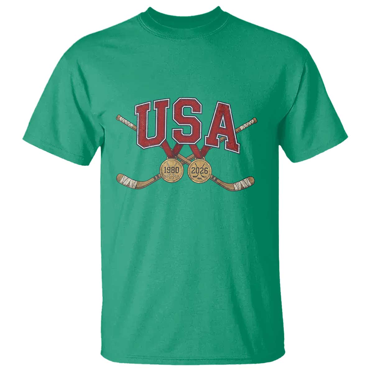 USA Ice Hockey Pride 1980 to 2026 Legacy T Shirt Patriotic American Champions