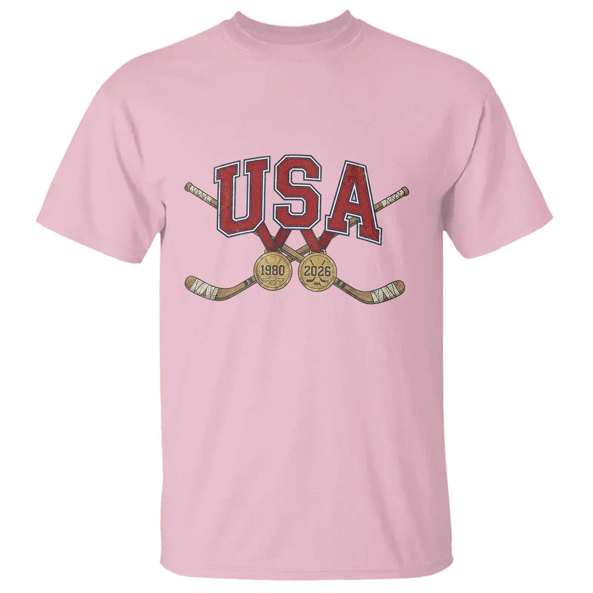 USA Ice Hockey Pride 1980 to 2026 Legacy T Shirt Patriotic American Champions