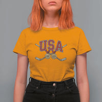 USA Ice Hockey Pride 1980 to 2026 Legacy T Shirt For Women Patriotic American Champions