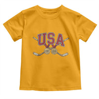 USA Ice Hockey Pride 1980 to 2026 Legacy Toddler T Shirt Patriotic American Champions