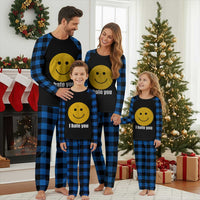 I Hate You Meme Distressed Smiling Face Plaid Pajama Set Dark Humor Sarcastic Funny Attitude