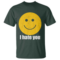 I Hate You Meme Distressed Smiling Face T Shirt Dark Humor Sarcastic Funny Attitude