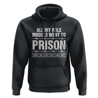 All My Role Models Went To Prison Hoodie Biblical History Heroes Faith Statement