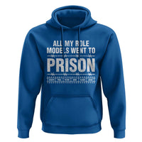 All My Role Models Went To Prison Hoodie Biblical History Heroes Faith Statement