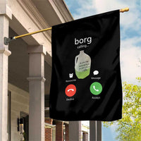 Funny Borg Drink Caling Meme Garden Flag College Party Drink Viral Humor