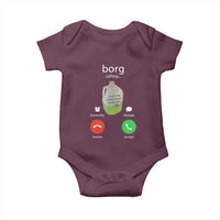 Funny Borg Drink Caling Meme Baby Onesie College Party Drink Viral Humor
