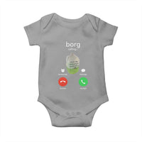 Funny Borg Drink Caling Meme Baby Onesie College Party Drink Viral Humor