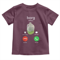 Funny Borg Drink Caling Meme Toddler T Shirt College Party Drink Viral Humor