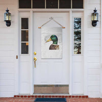 Smoking Mallard Meme Graphic Garden Flag Chaotic Funny Wild Duck Attitude Viral Internet Humor