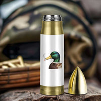 Smoking Mallard Meme Graphic Bullet Tumbler Chaotic Funny Wild Duck Attitude Viral Internet Humor