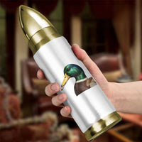 Smoking Mallard Meme Graphic Bullet Tumbler Chaotic Funny Wild Duck Attitude Viral Internet Humor