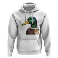 Smoking Mallard Meme Graphic Hoodie Chaotic Funny Wild Duck Attitude Viral Internet Humor