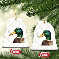 Smoking Mallard Meme Graphic Ceramic Ornament Chaotic Funny Wild Duck Attitude Viral Internet Humor