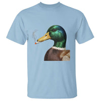 Smoking Mallard Meme Graphic T Shirt Chaotic Funny Wild Duck Attitude Viral Internet Humor