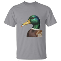 Smoking Mallard Meme Graphic T Shirt Chaotic Funny Wild Duck Attitude Viral Internet Humor