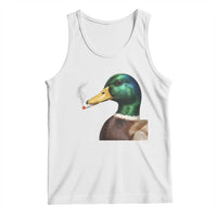 Smoking Mallard Meme Graphic Tank Top Chaotic Funny Wild Duck Attitude Viral Internet Humor